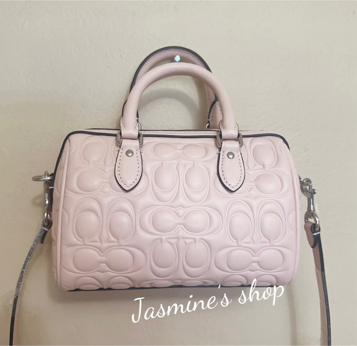 NWT Coach Mini Rowan Crossbody Bag In Blocked Signature