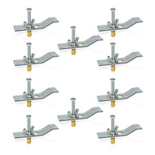 10 PCS Undermount Sink Clips Brackets Kitchen Bathroom Supports Hardware Kits