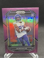 2022 Panini Prizm Jalen Nailor PURPLE PRIZM ROOKIE SP #/125 Vikings #358 RC!