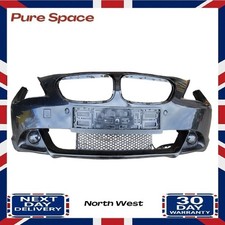BMW E63 E64 Sport 03-07 Front Bumper Black Sapphire 475 With PDC and Washers