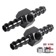 5/16" Barb Inline Fuel Pressure Gauge Fitting 5/16" Barb with 1/8 NPT Port