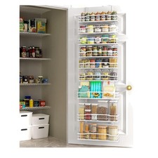 White 9-Tier Over The Door Pantry Organizer, Pantry Organization And Storage,...