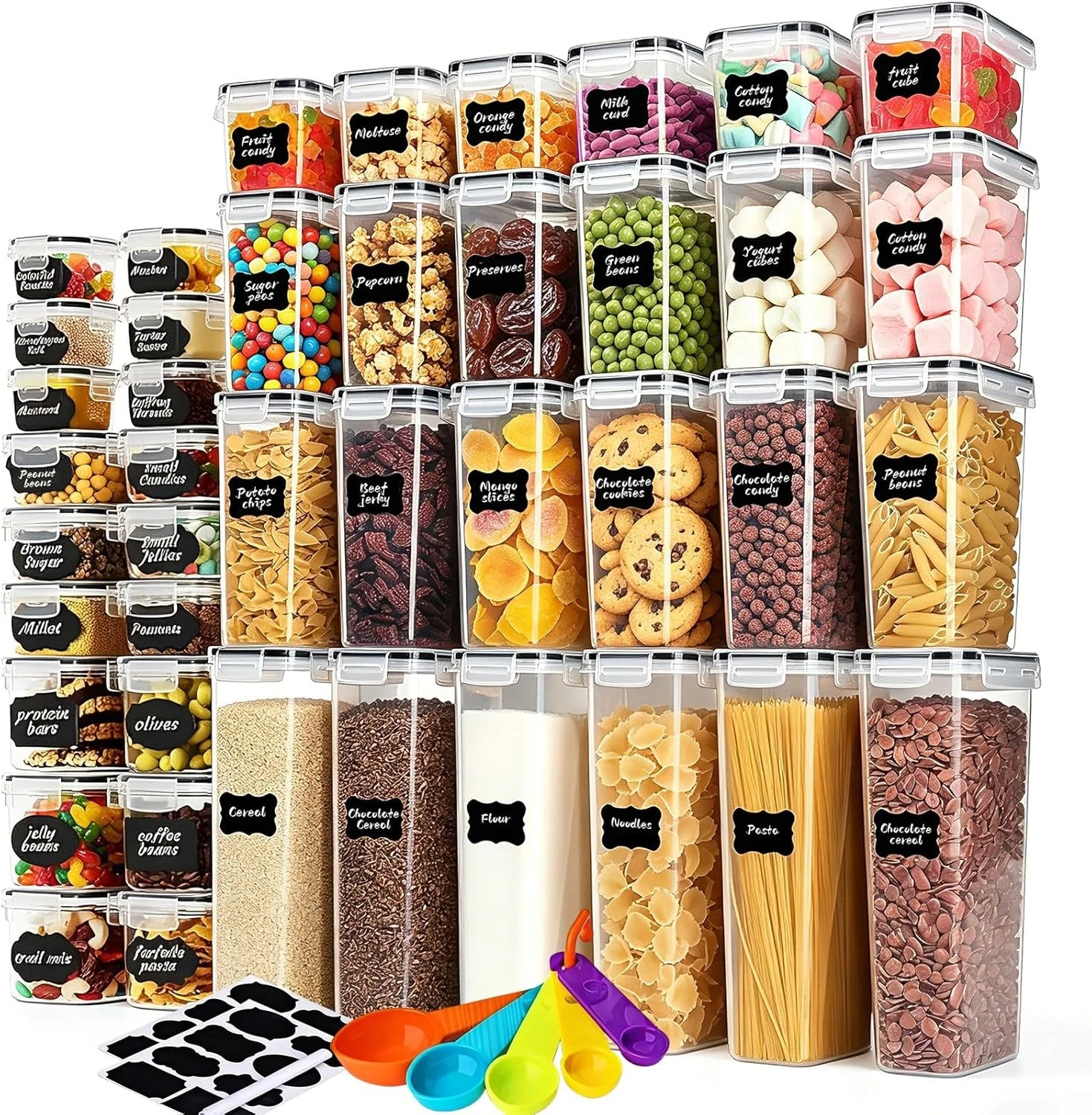 stusgo 42PCS Airtight Food Storage Container Set
