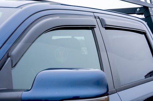 Black Horse Off Road|Tape On Rain Guards|Fits 07-13 Chevy Avalanche|Smoke|140435 - Picture 12 of 22