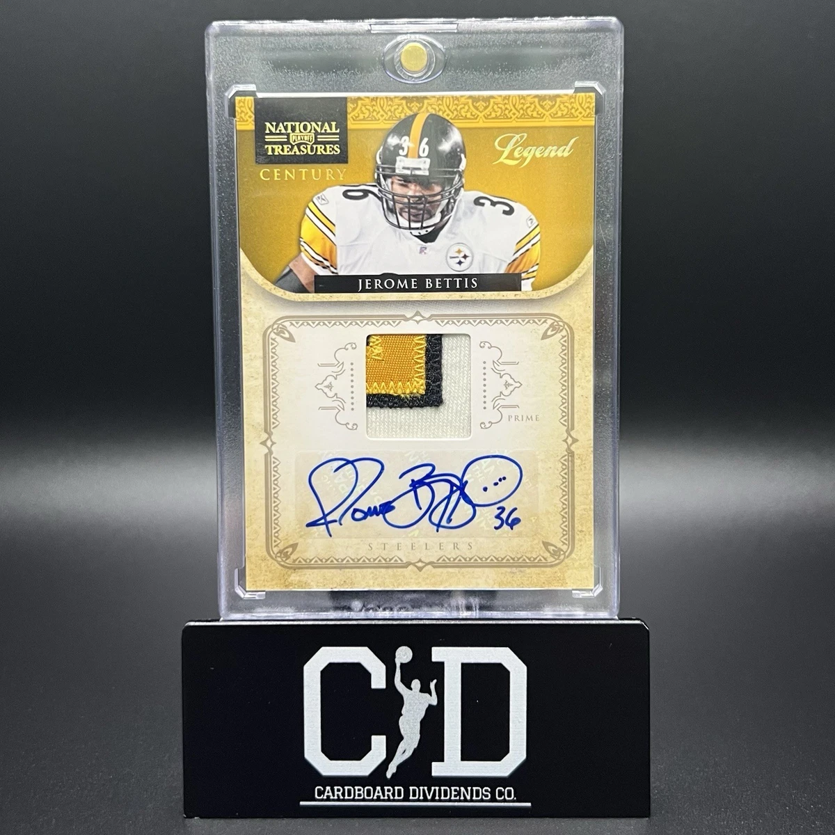 [5シリ]Jerome bettis nfl auto Jerome Bettis Football Autographed Sports Trading Cards for sale