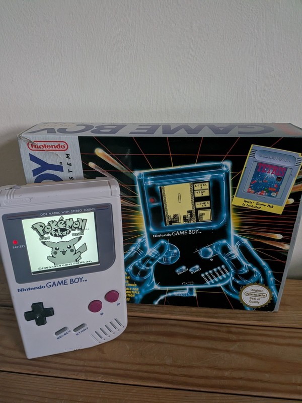 Nintendo Game Boy Original DMG-01 Boxed IPS screen upgrade
