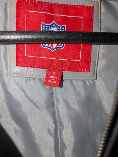 Philadelphia Eagles Leather Jacket Men's Size Medium NFL - Picture 3 of 12