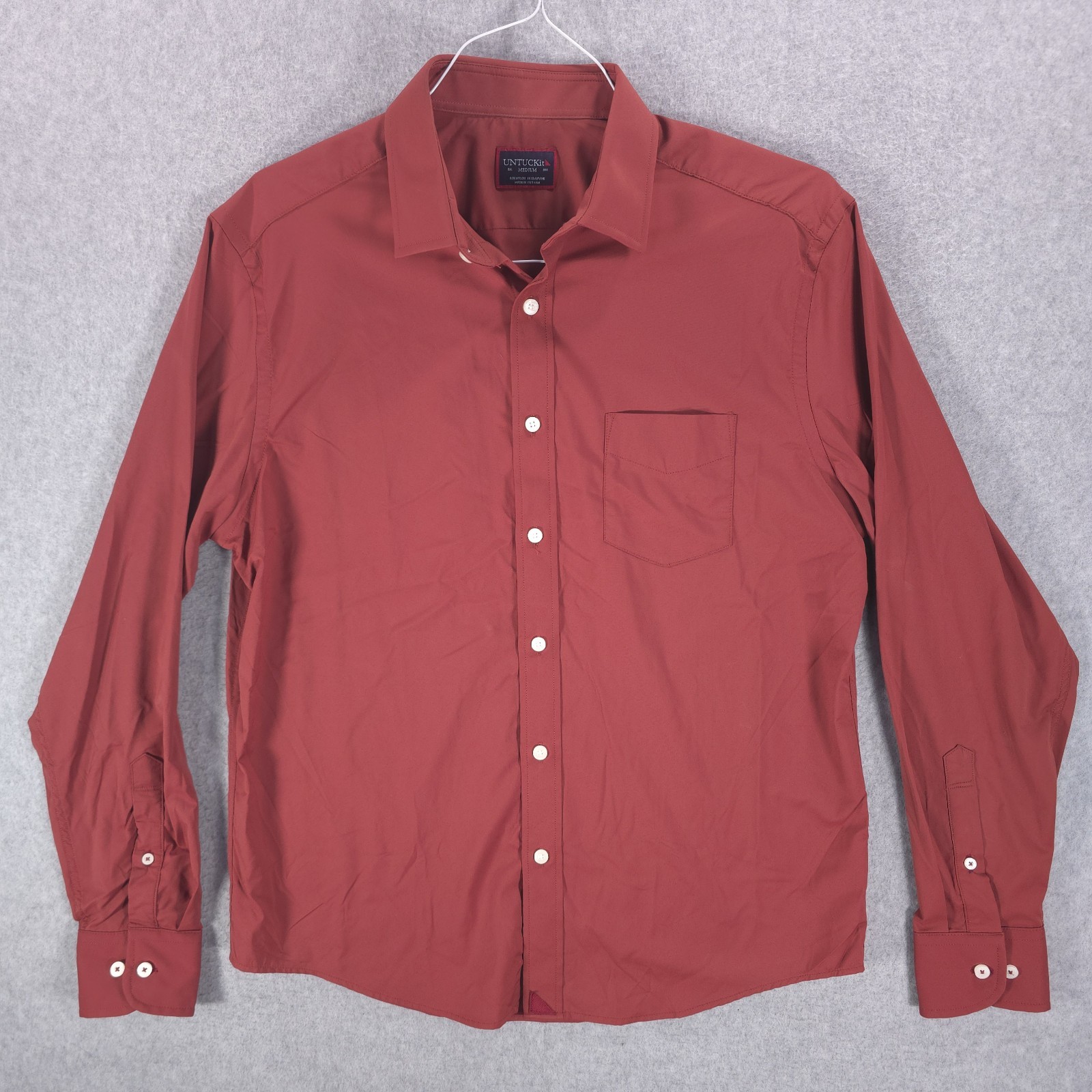 Untuckit Gironde Red Button Performance Athletic … - image 1