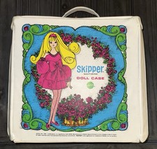 Vintage 1969 Mattel Skipper Barbie s Little Sister Doll Case Vinyl