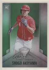 2020 Panini Chronicles Titanium Green Shogo Akiyama #7 1s3