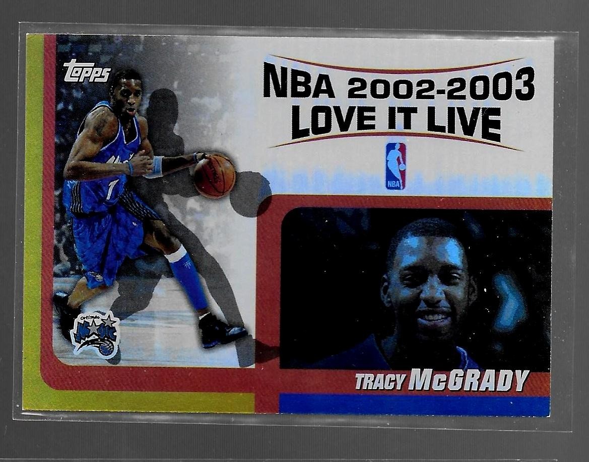 2003-04 Topps - Love It Live Tracy McGrady #LL-TM