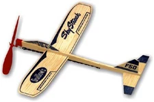 Guillows 50 Sky Streak Rubber Band Powered Balsa Wood Airplane Model Kit