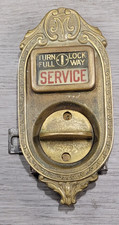 Hotel Guest Room Door Privacy Latch Service Request Bronze Complete With Lock