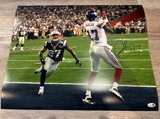 Plaxico Burress Signed 16x20 Photo JSA Certified Giants 