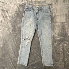 Madewell The Perfect Vintage Crop Jean in Light Wash Women  s Size 29