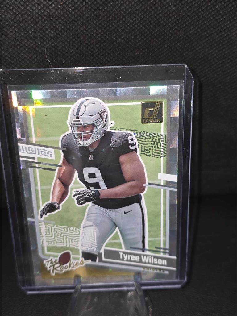 2023 Donruss The Rookies Tyree Wilson #3 - Las Vegas Raiders