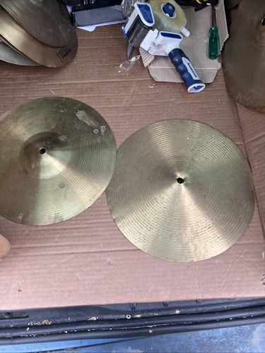Jedna para talerzy 12" mini hi kapelusz . 12 Hi Hat. Świetny na busking. Darmowa przesyłka. - Zdjęcie 14 z 17