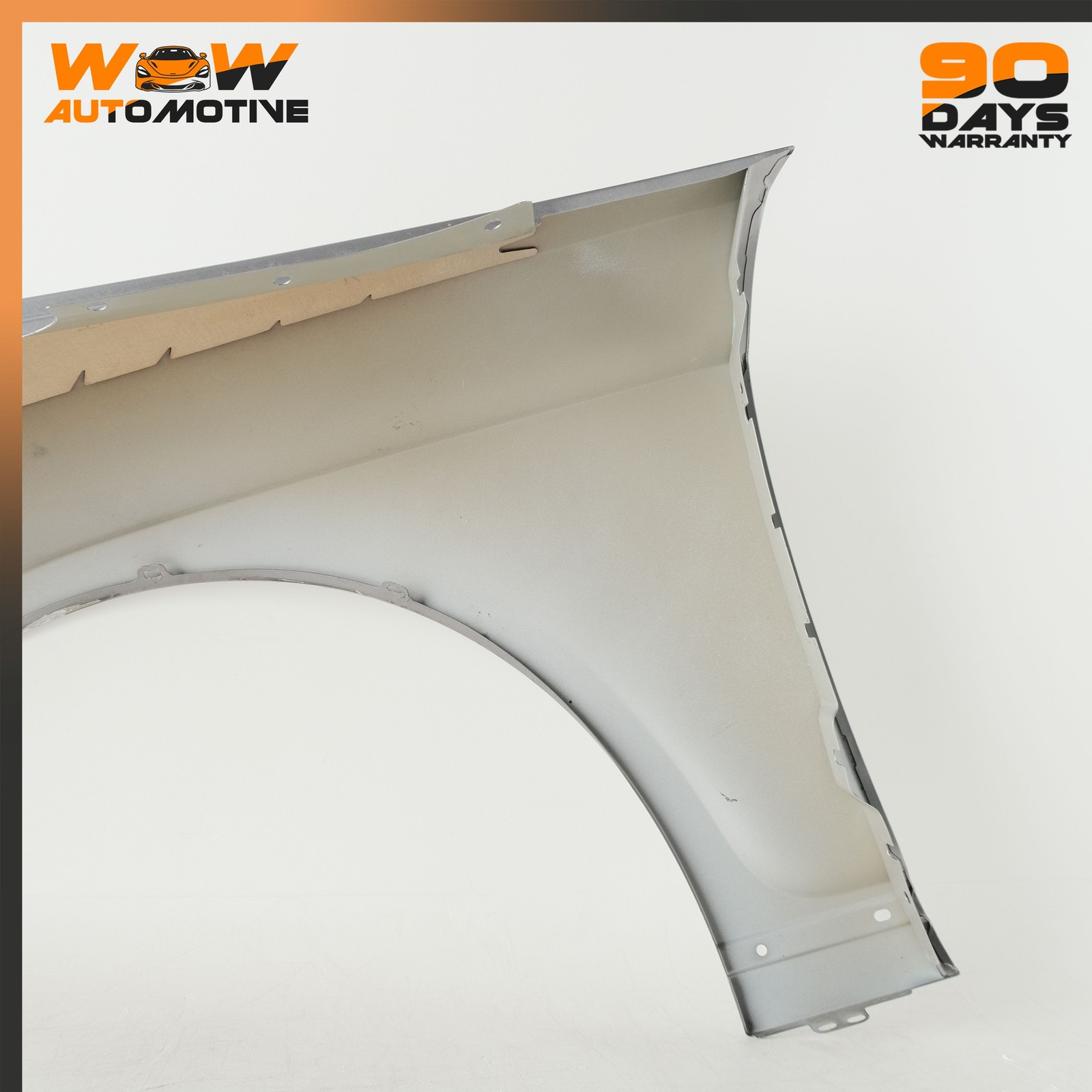 04-13 BENTLEY CONTINENTAL GTC FRONT RIGHT FENDER SILVER TEMPEST METALLIC 7P OEM