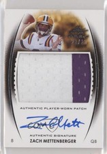 2014 Leaf Trinity Silver 22/25 Zach Mettenberger #DP-ZM1 Patch Auto nq6