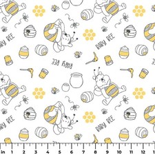 Disney Winnie the Pooh Baby Bee Cotton Fabric