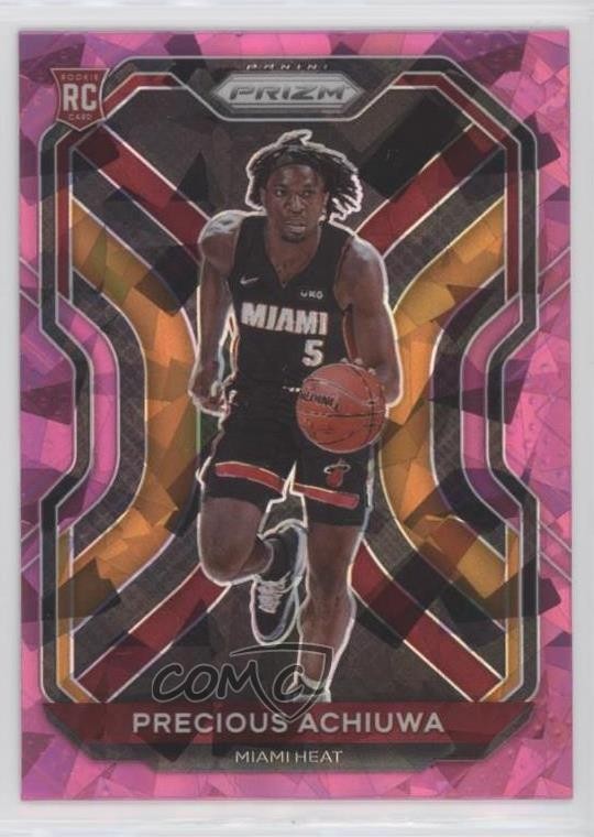 2020-21 Panini Prizm Pink Ice Prizm Precious Achiuwa #294 Rookie RC