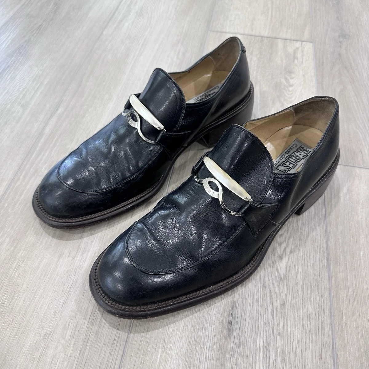 $550 Nordstrom CESARE PACIOTTI Oxford US 8 M Navy Croc Print * add $15 Trees Blue Dress Shoes Cesare Paciotti for Men for sale | eBay main image 2