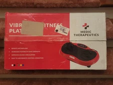 Medic Therapeutics Vibrating Fitness Platform - Hard-To-Find Black Color ~ NEW