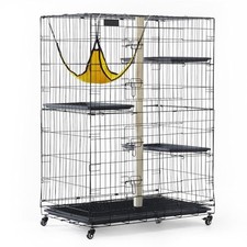 Gabbia per Gatti Grande Recinto Pieghevole Leggero per Gatti e Gattini