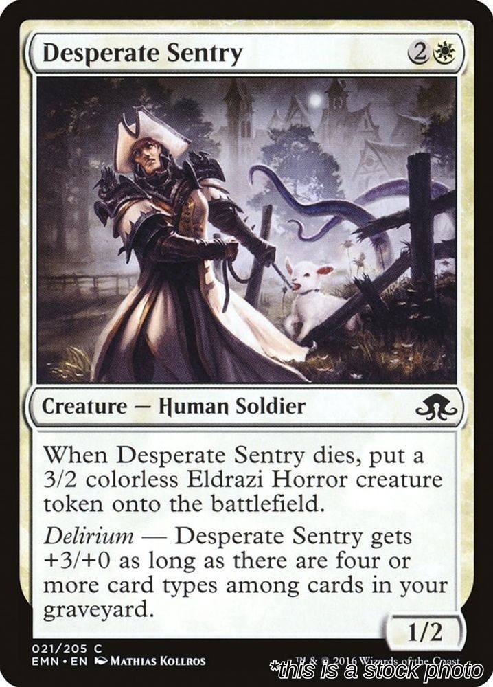 Desperate Sentry Eldritch Moon #21