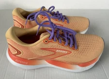 Brooks Glycerin 21 Sunburst Running Shoes Womens 7.5 Orange/Purple Medium B