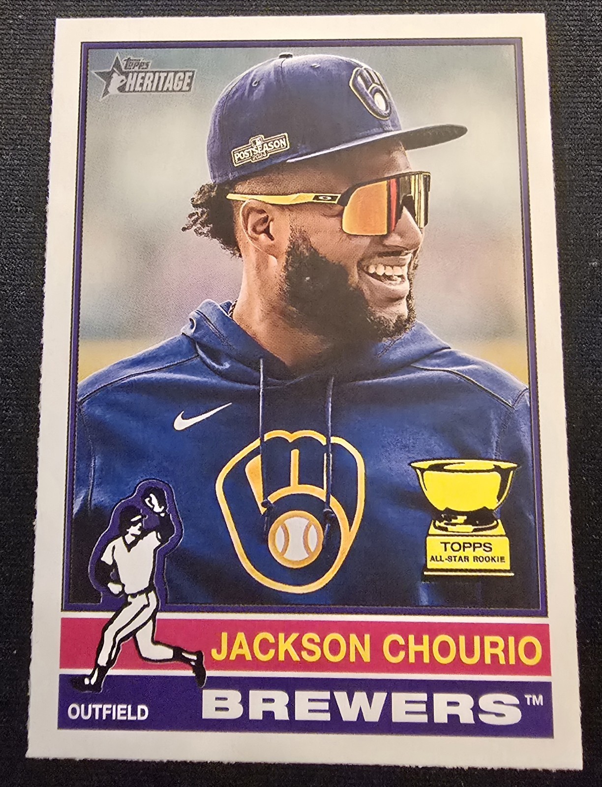 Jackson Chourio #106 2025 Topps Heritage Baseball Image Variations