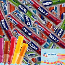Mr Freeze Pops 45ml Freezable Fruit Tubes Refreshing Summer Treat 25-250 Pops