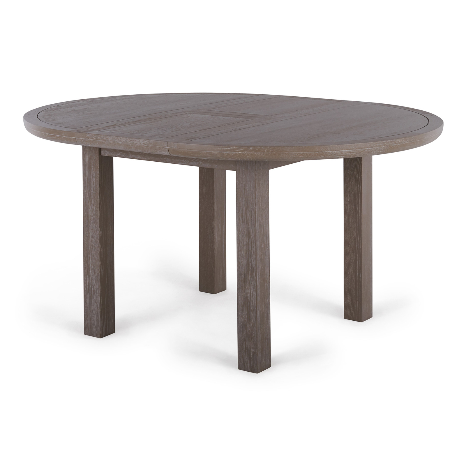 Oak Furnitureland Willow Round Extending Dining Table Grey 6 Seater Oak