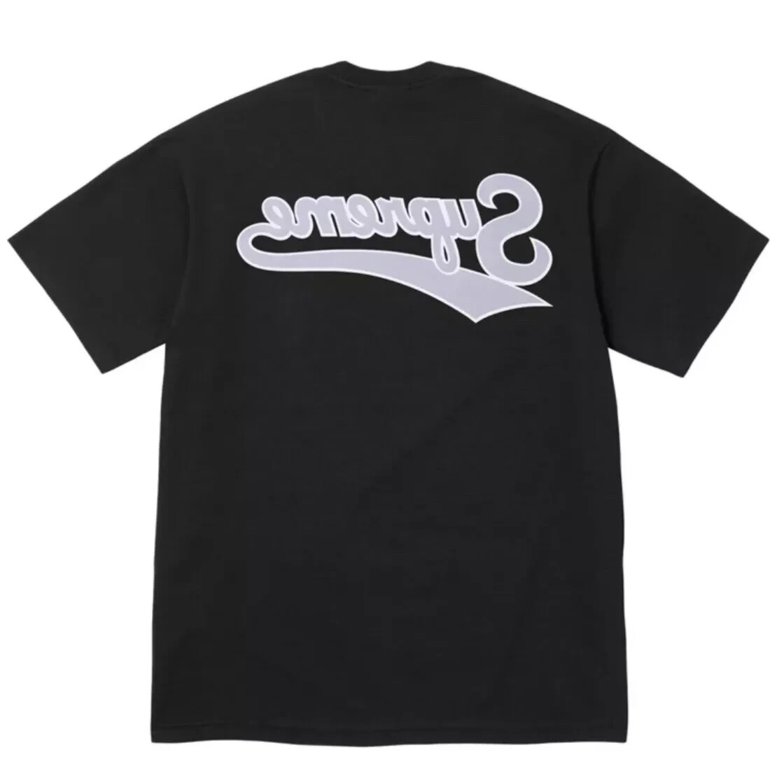 Supreme Backwards Tee T-Shirt in Black - Size XL - BRAND NEW | eBay