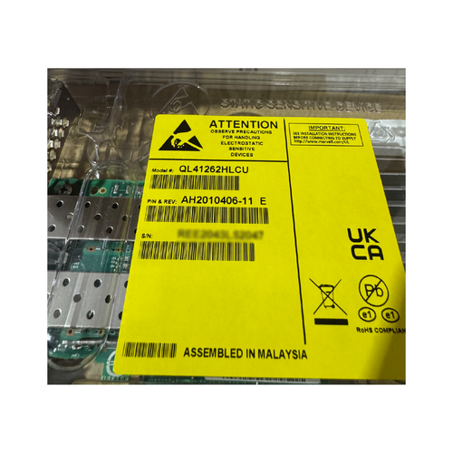 Adaptateur Ethernet CNA double port NIC PCIe x8 NOB QLogic QL41262HLCU 25 GbE SFP28 - Photo 4/5