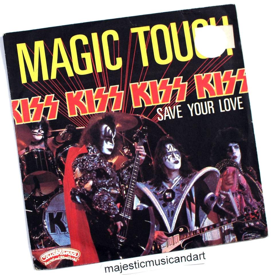 RARE COVER 1979 ORIGINAL KISS MAGIC TOUCH 7" VINYL RARE ACE FREHLEY - Image 2 of 4