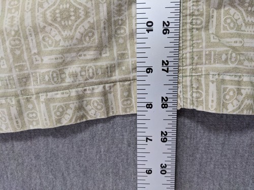 The North Face A5 Series Button Up Shirt Short Sleeve Large Tan Pattern Cotton - Picture 11 of 11
