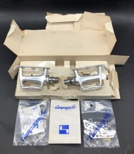 VINTAGE CAMPAGNOLO CROCE D'AUNE PEDALS TRACK NIB NOS PEDALI PISTA C-RECORD  ERA
