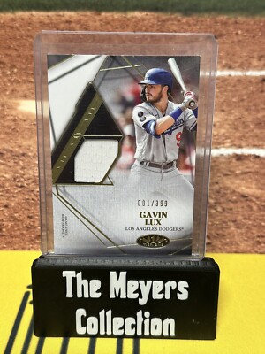 2022 Topps Tier One T1R1-GL Gavin Lux Game Used Jersey #/399 Dodgers