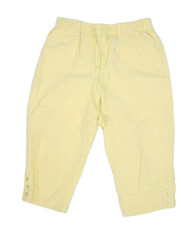 Gloria Vanderbilt Casuals Womens Yellow Draws...