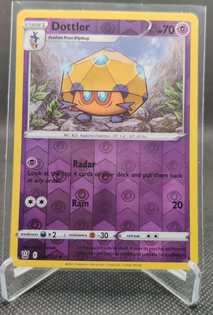 Pokemon TCG Dottler 64/163 Reverse Holo Battlestyles card