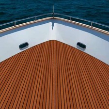 240x60cm EVA Foam Boat Decking Sheet Faux Teak Mat Non-Slip Marine Flooring