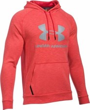  1290256-600 Mens Under Armour Sportstyle Triblend Pullover Hoodie