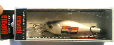 Rapala Shad Rap RS Wobbler, Crankbait, Kunstköder, 7cm, Suspending, Neu