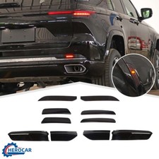 Car Taillight Fog Light Lamp Decor Guard Cover Trim For Jeep Grand Cherokee 24