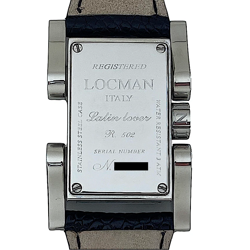 Reloj de cuarzo para dama Locman Latin Lover 27 mm x 40 mm con R 3 ATM avestruz Ref 502 Foto 4 de 4