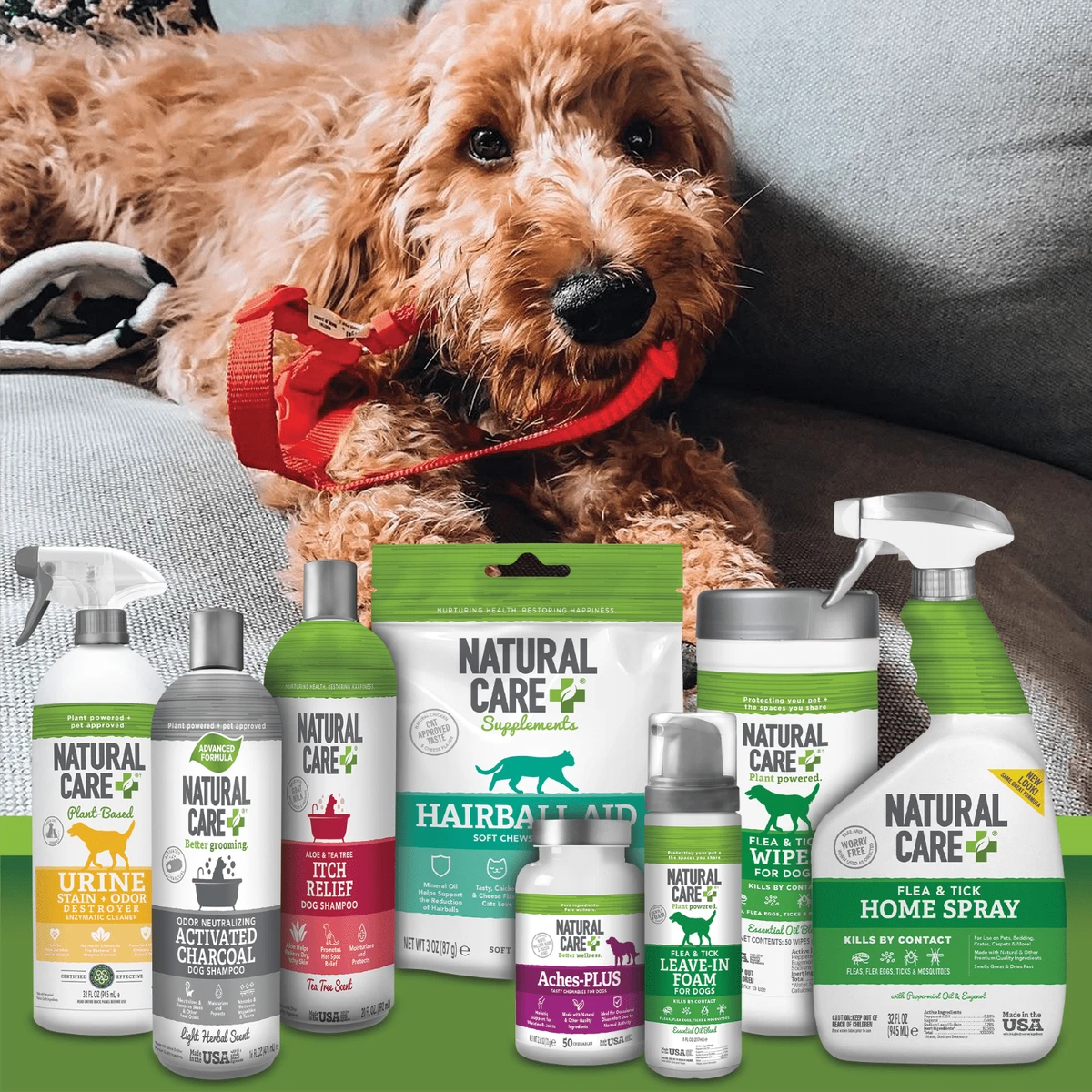 Natural care dog & hotsell cat flea & tick spray