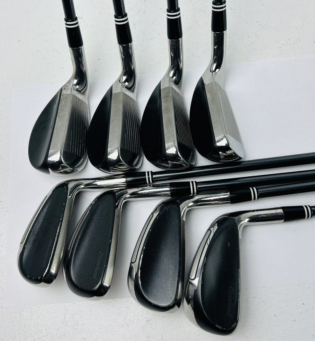 Cleveland HiBore Iron Set 3PW Regular R Flex Graphite Shafts RH eBay