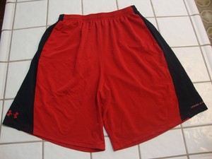 mens red under armour shorts