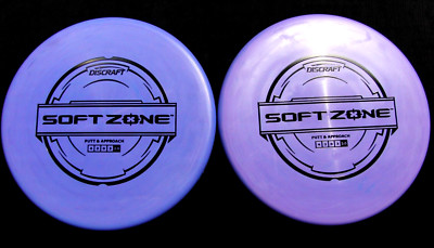 New PAIR Discraft Putter Line Soft Zone Putter - Blue Purple Flat TOP - 175 G